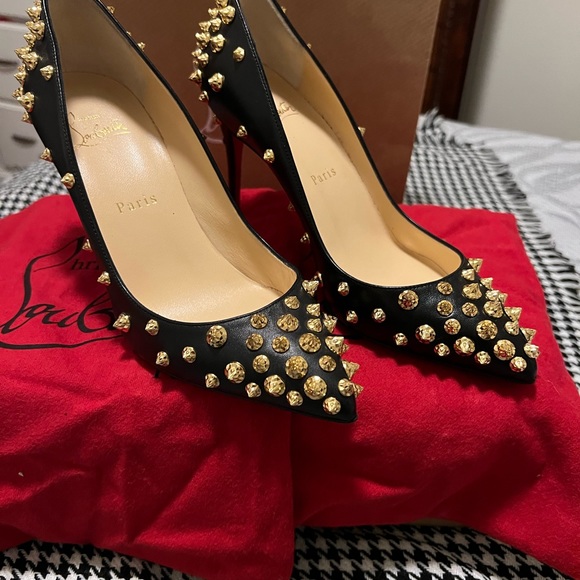 Christian Louboutin Aimantaclou Napa Heels - Picture 6 of 7